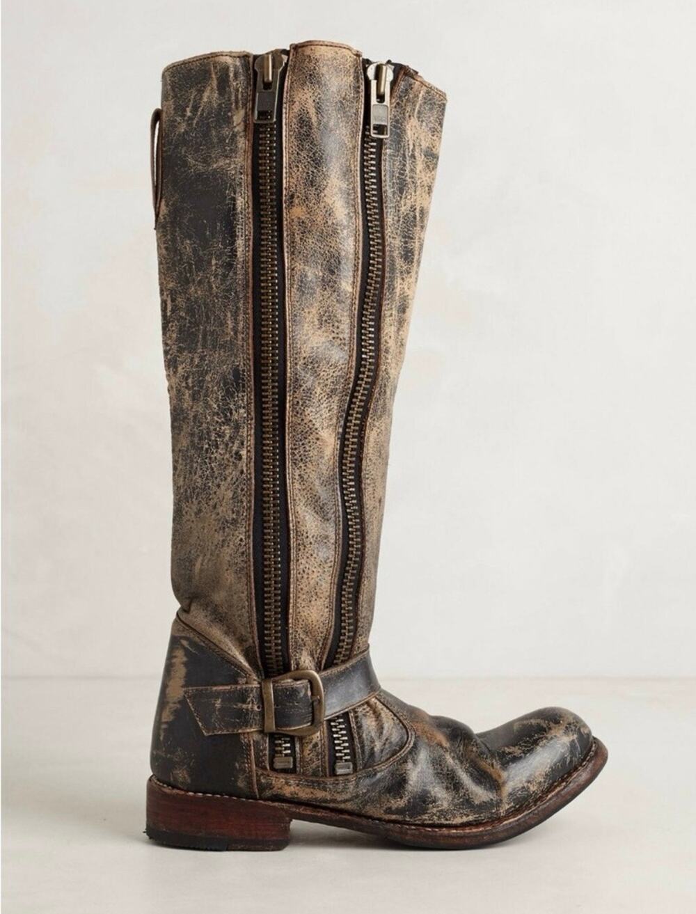 BedStu Tango Boot - Distressed Brown Leather Size 7